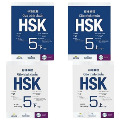 Giáo Trình Chuẩn HSK 5 và Sách Bài Tập ( Trọn Bộ 4 Quyển )